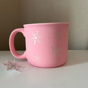 Pink Snowflake Mug